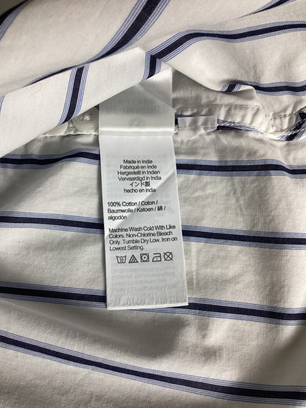J. Crew Relaxed Fit Preppy Striped Shirt Size 8 Re-Imagined by J. Crew - Picture 7 of 8